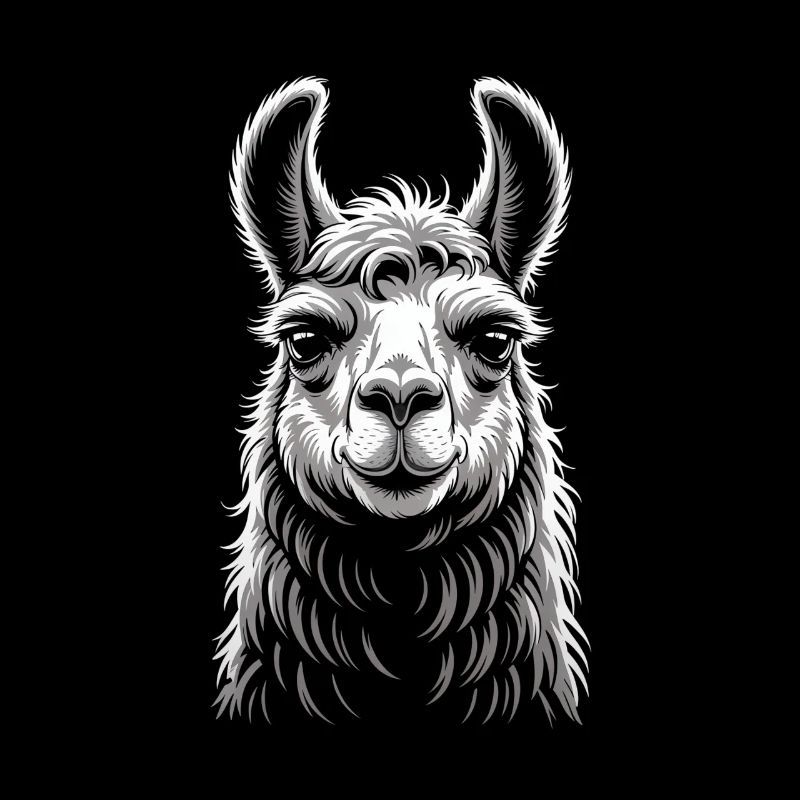 Llama Portrait