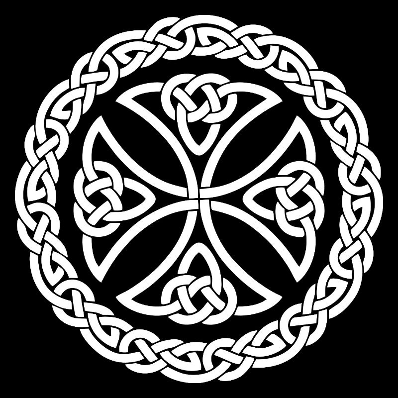 Conception du cercle de nœuds celtiques