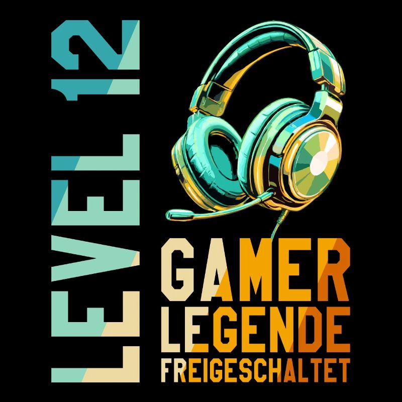 12. Geburtstag Junge Mädchen Gaming Level 12 Jahre
