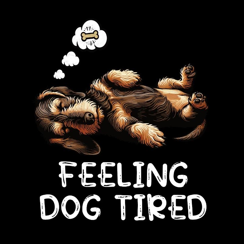 Se sentir fatigué par chien Teckel à poil dur Teckel teckel
