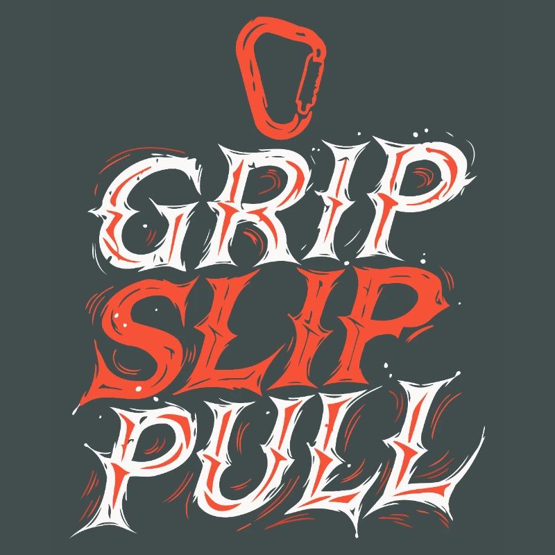 Grip Slip Pullover Dynamische Typografie