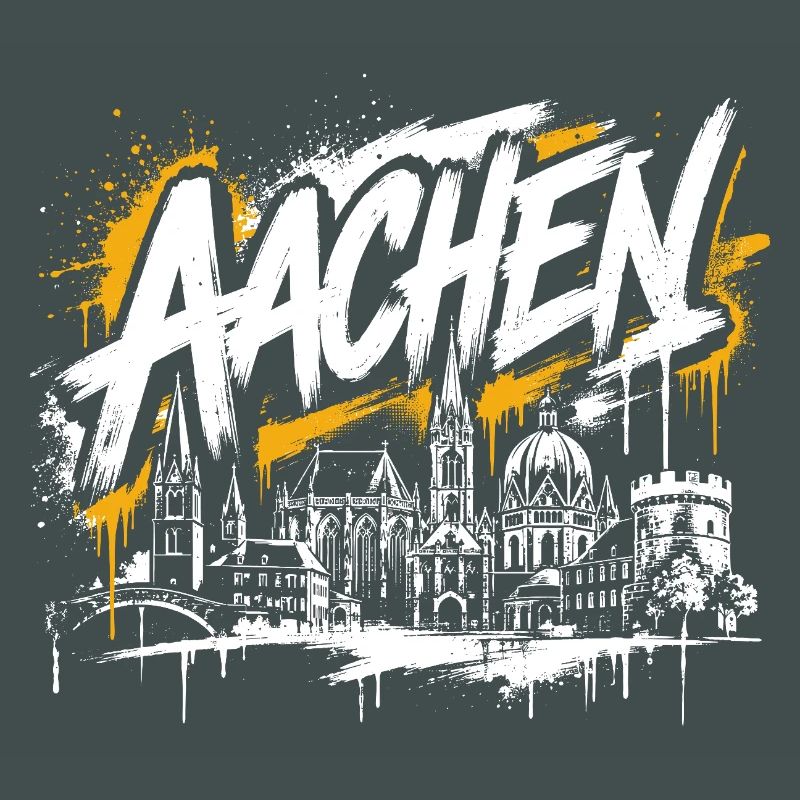 München Graffiti Skyline