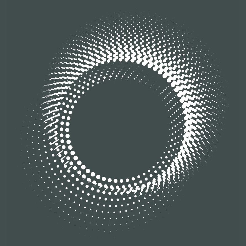 Concentric Dot Spiral