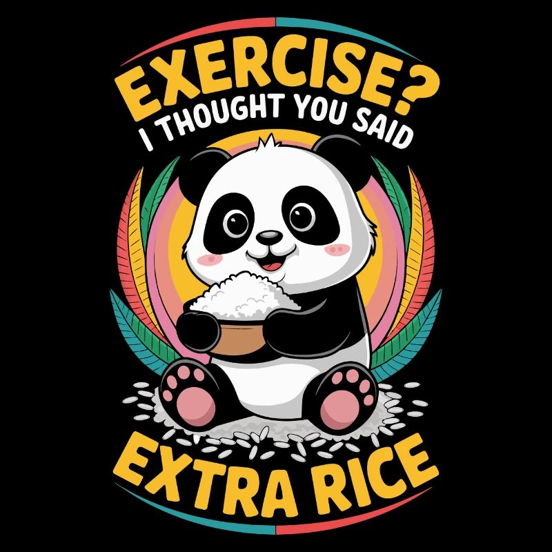 Panda Extra Rice Humor