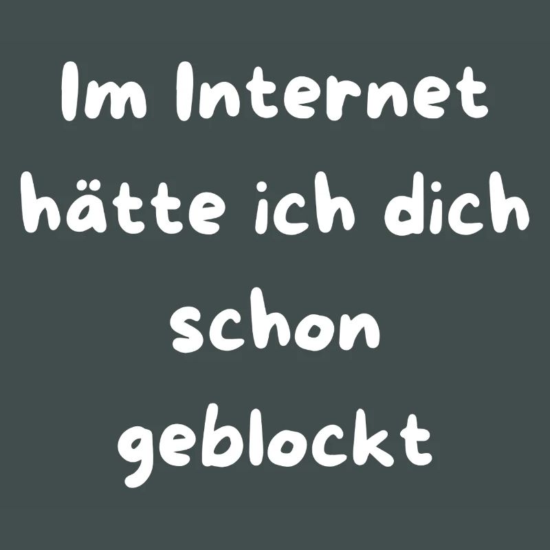 Schon geblockt Netz Meme Text