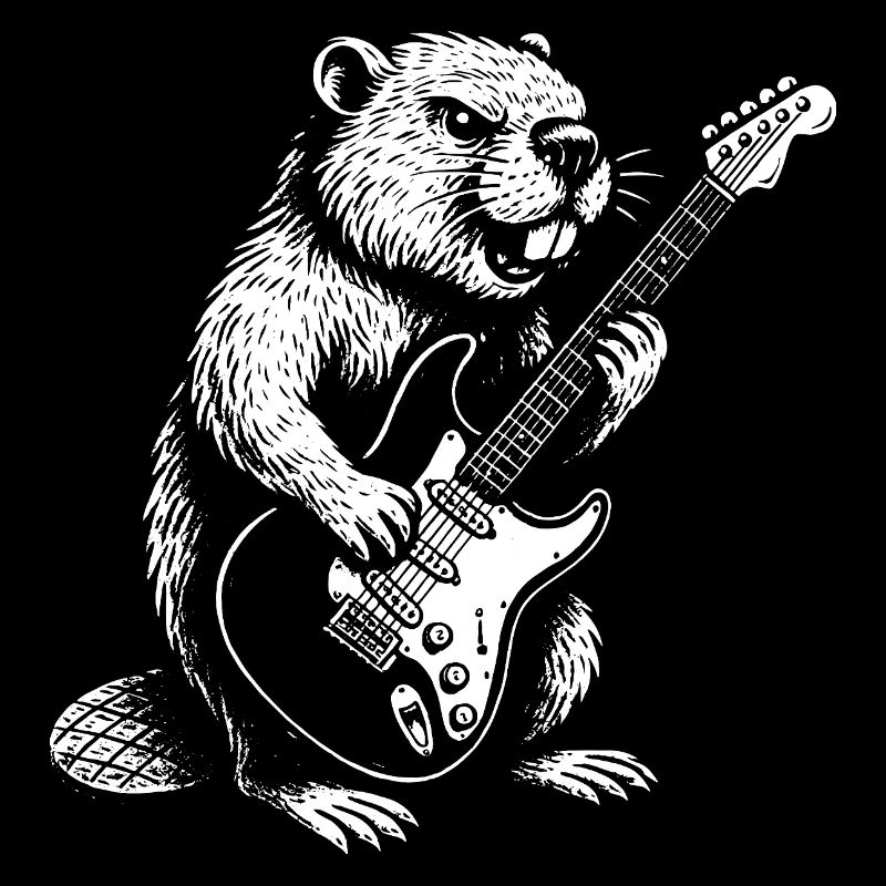 Beaver Guitar Hero