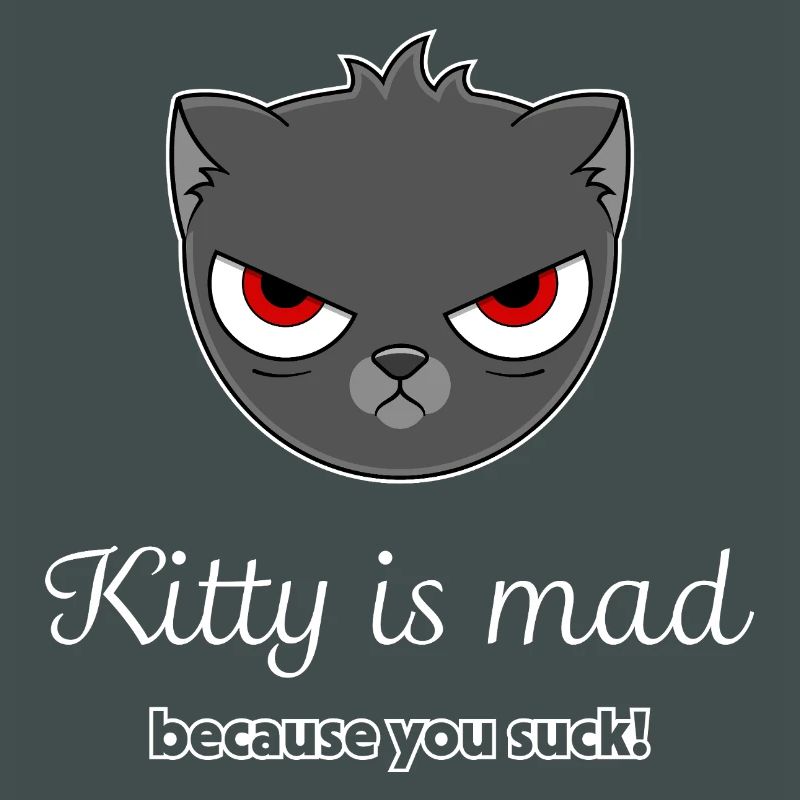 offended cat