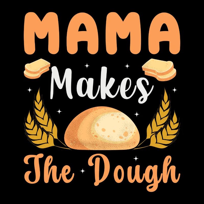 Mom bakes the dough