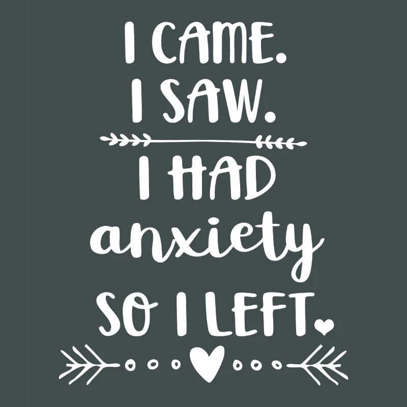Je suis venu, j’ai vu que j’avais de l’anxiété