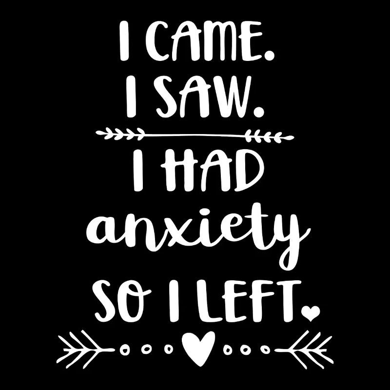 Je suis venu, j’ai vu que j’avais de l’anxiété