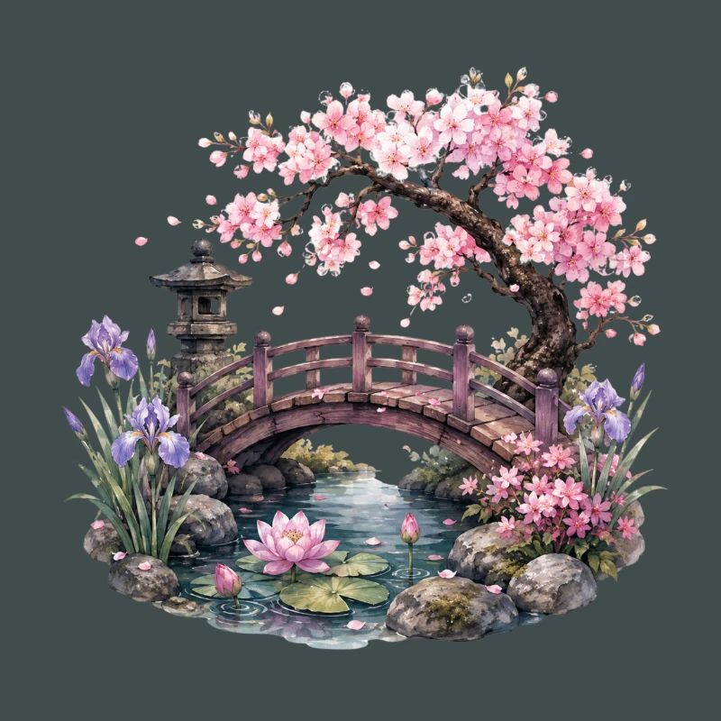 Kirschblüten Garten