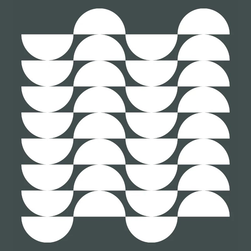 Wavegrid Half-Circle Pattern