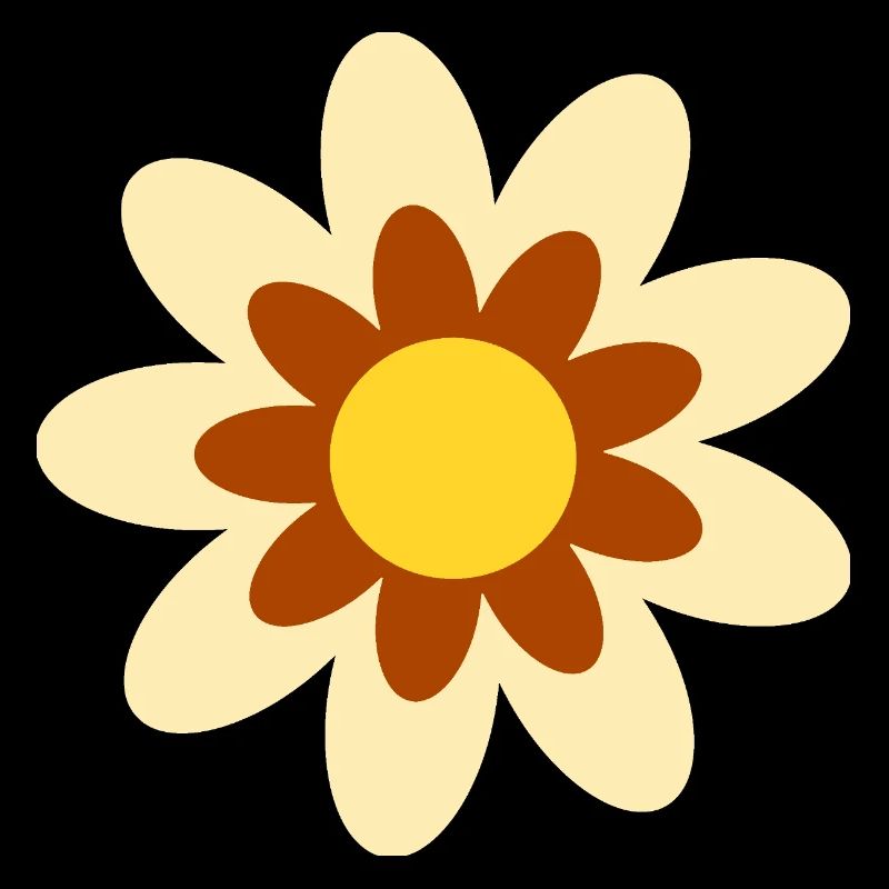 70s Flower Pattern Hippie Gift