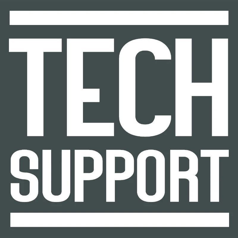 Tech Support Bold Logo Tee