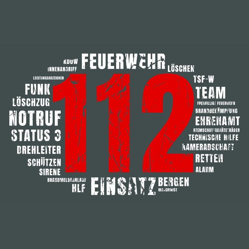 Fire Brigade 112 Word Cloud – Blue Light Deployment