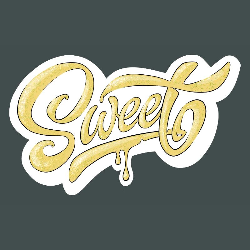 Conception de typographie Sweet Script