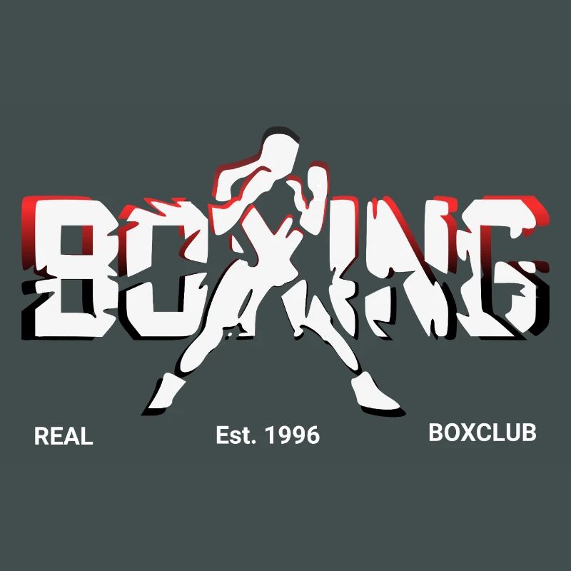 Logo boxe boxe