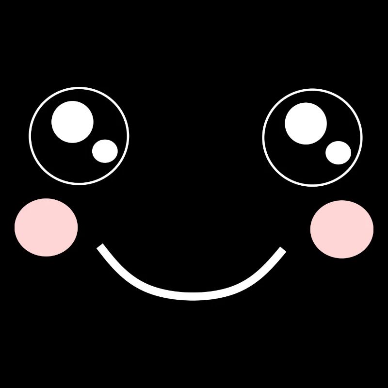 Kawaii, eyes, face