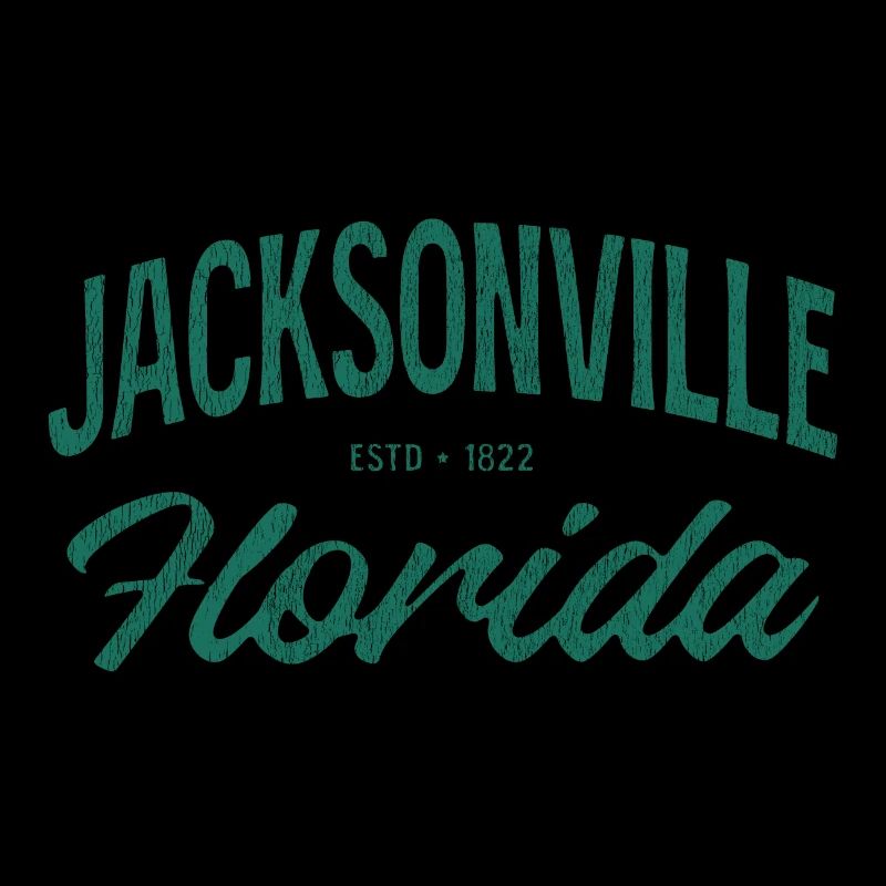 Jacksonville Florida Vintage Script