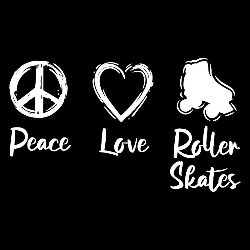 Peace Love Roller Skates