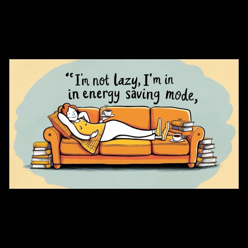 I'm not lazy, I'm in power saving mode