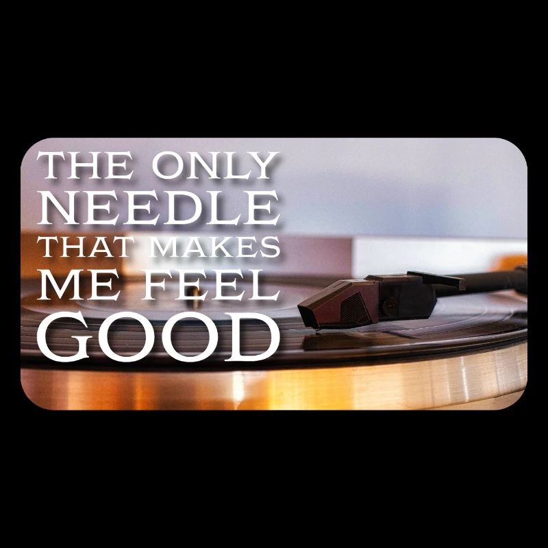 The only needle that makes me feel good