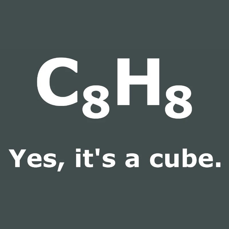 C8H8 Cuban Molecule Chemistry – Yes It's a Cube