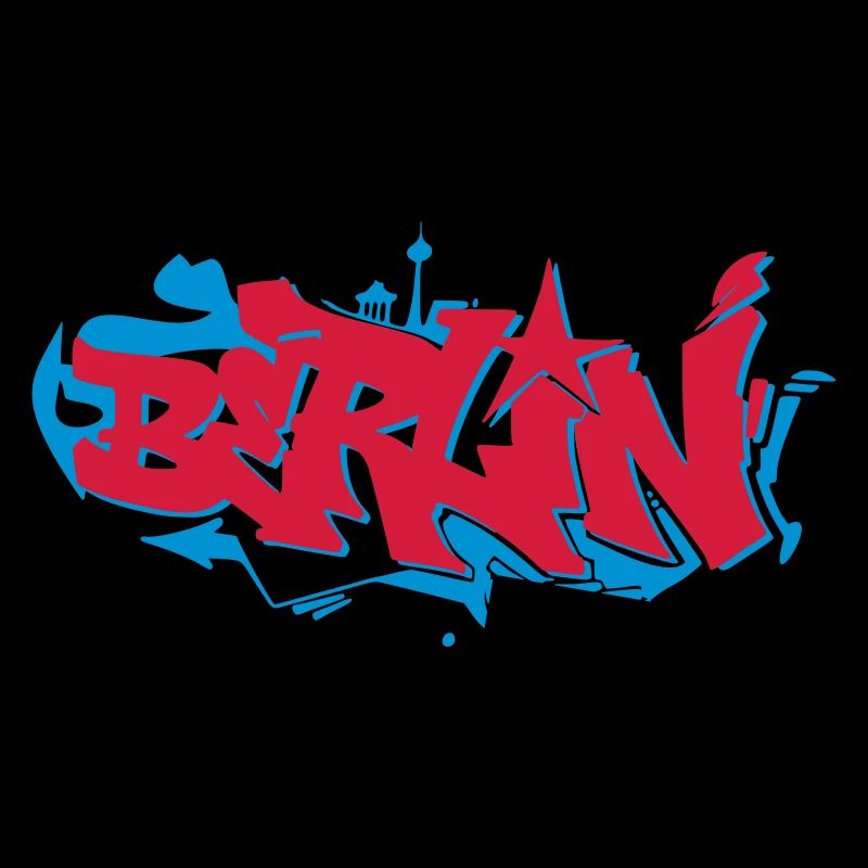 Berliner Graffiti Skyline