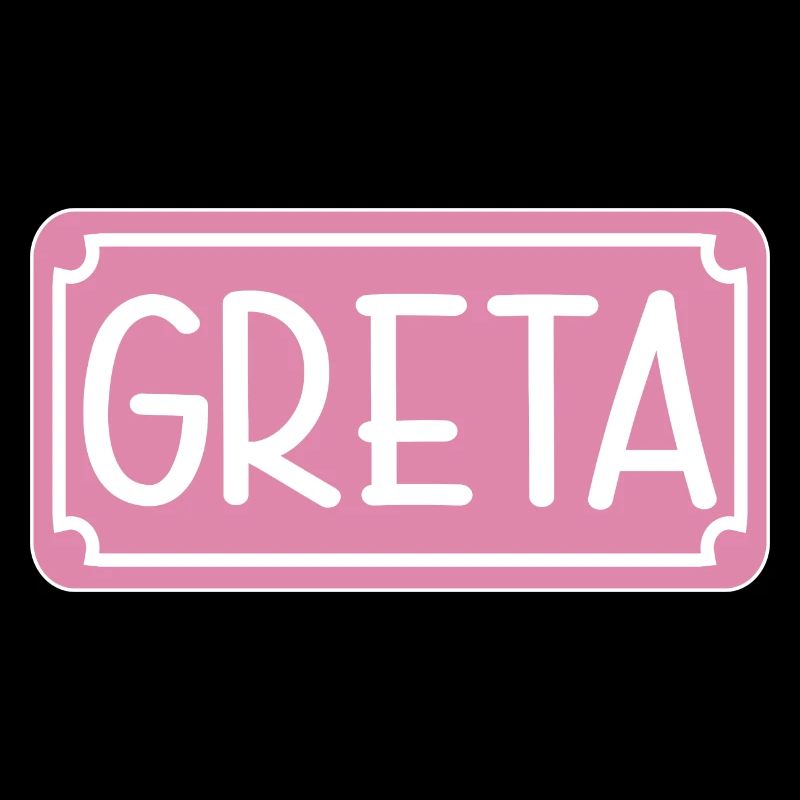 NAMENSGESCHENK MÄDCHEN GRETA SCHILD