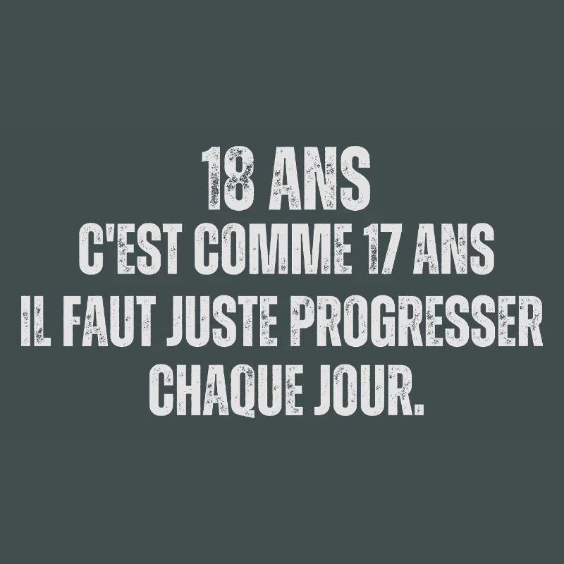 18 ans, c'est comme 17 ans - 18th anniversary 
