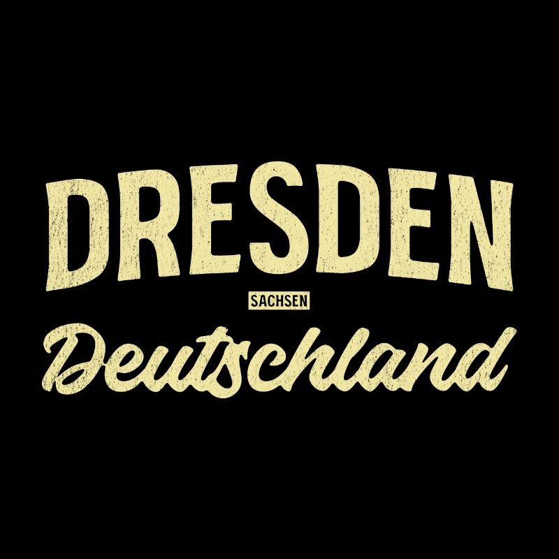 Dresden Retro Font Print
