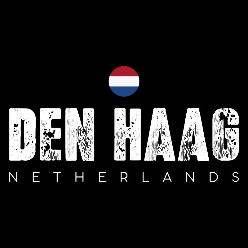 Den Haag Distressed City Typography