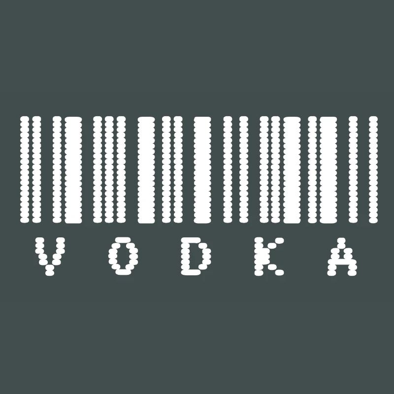 Vodka Barcode Typography
