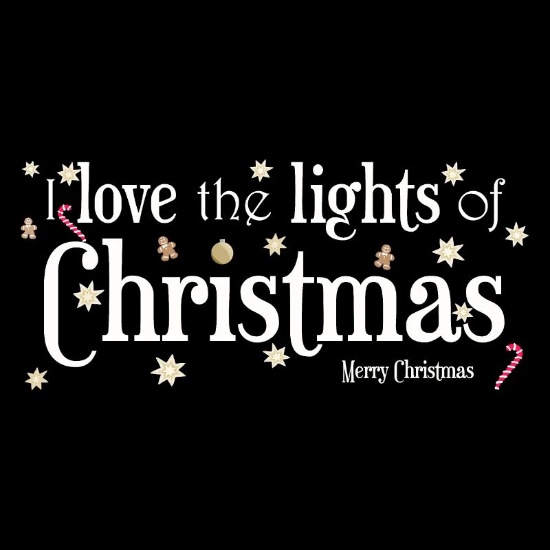 Ich liebe Weihnachtslichter, Englisch