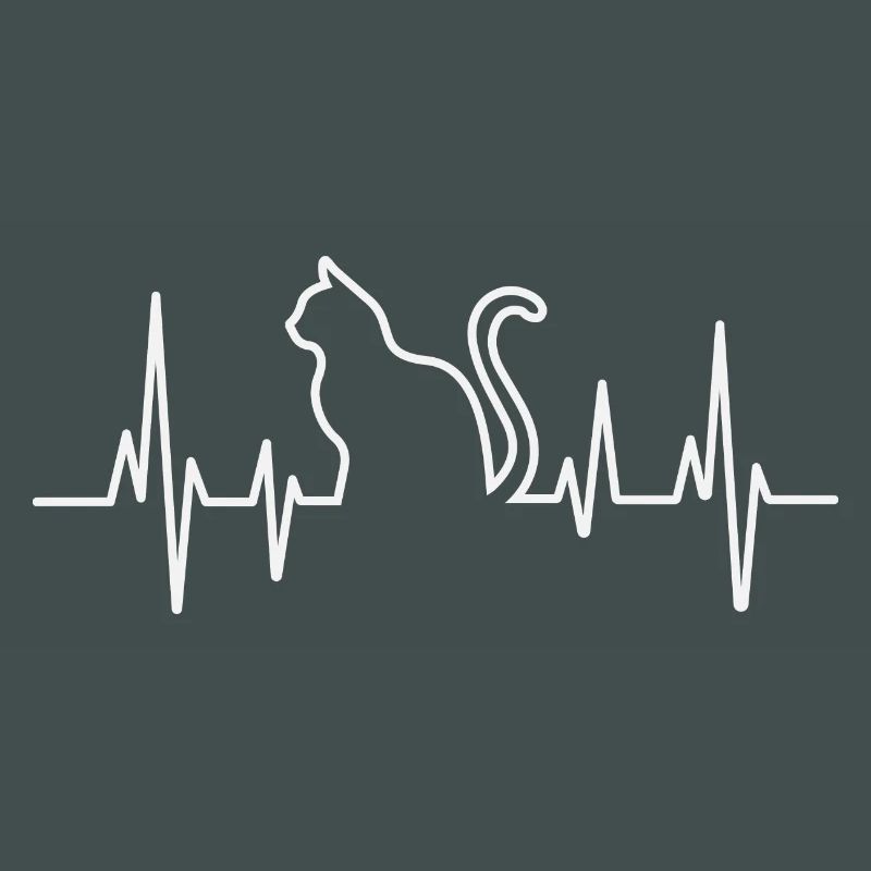 Katzenherz Pullover Design