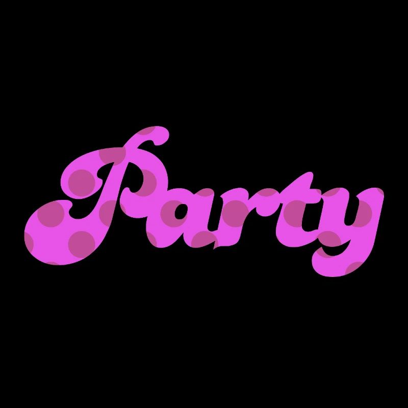 Party Points Dots Retro Pink Celebrate Sixties Fun 60