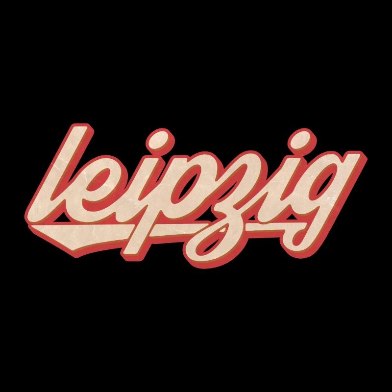 Leipzig Script Vintage Logo