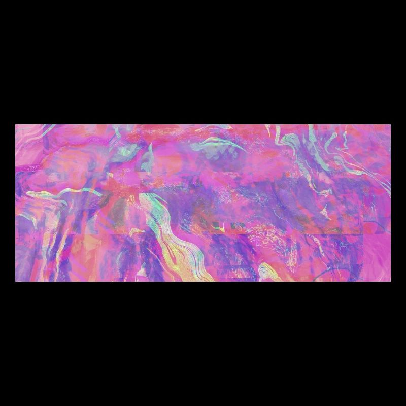 Farbstrudel Neon Wellen