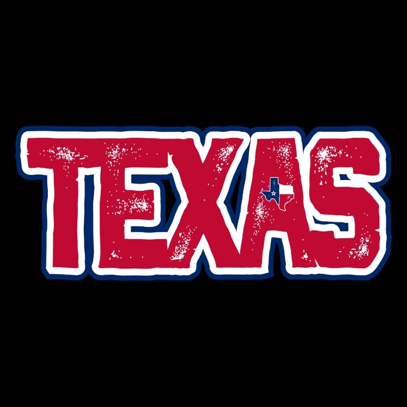 Texas Distressed Wordmark