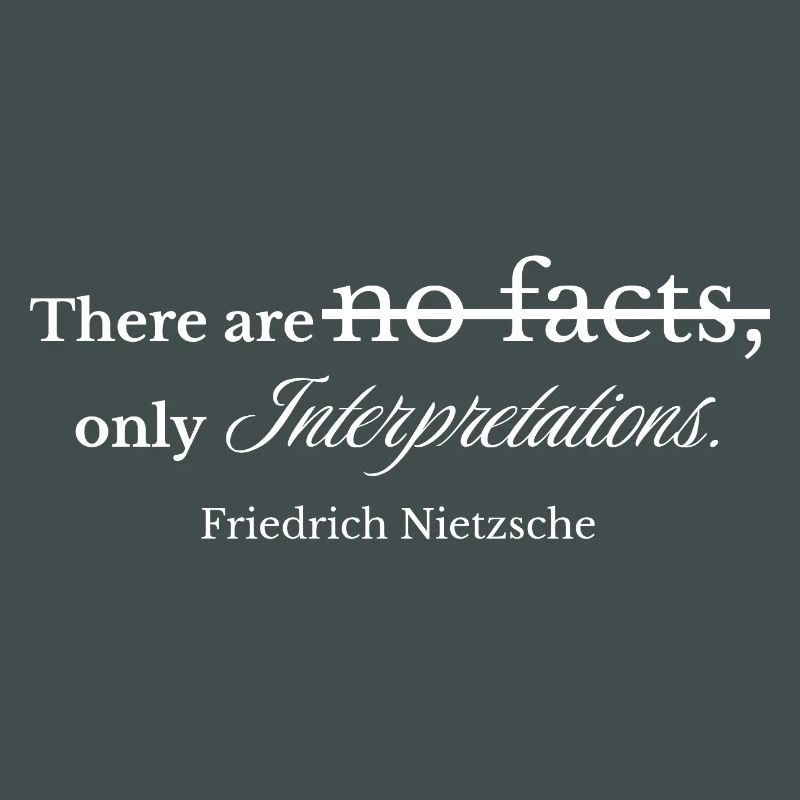 Interpretations Over Facts - Vintage Script
