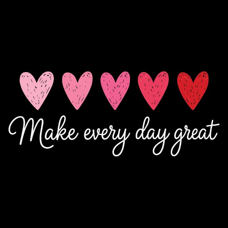 Make Every Day Great Hearts Teacher Shirt