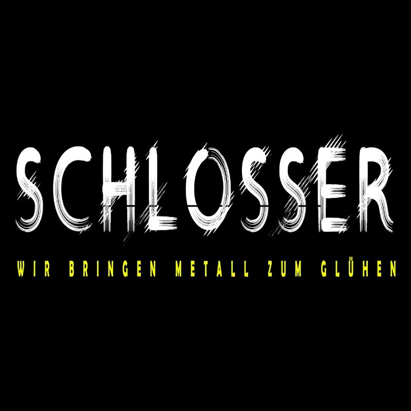 Schlosser Handwerker Design