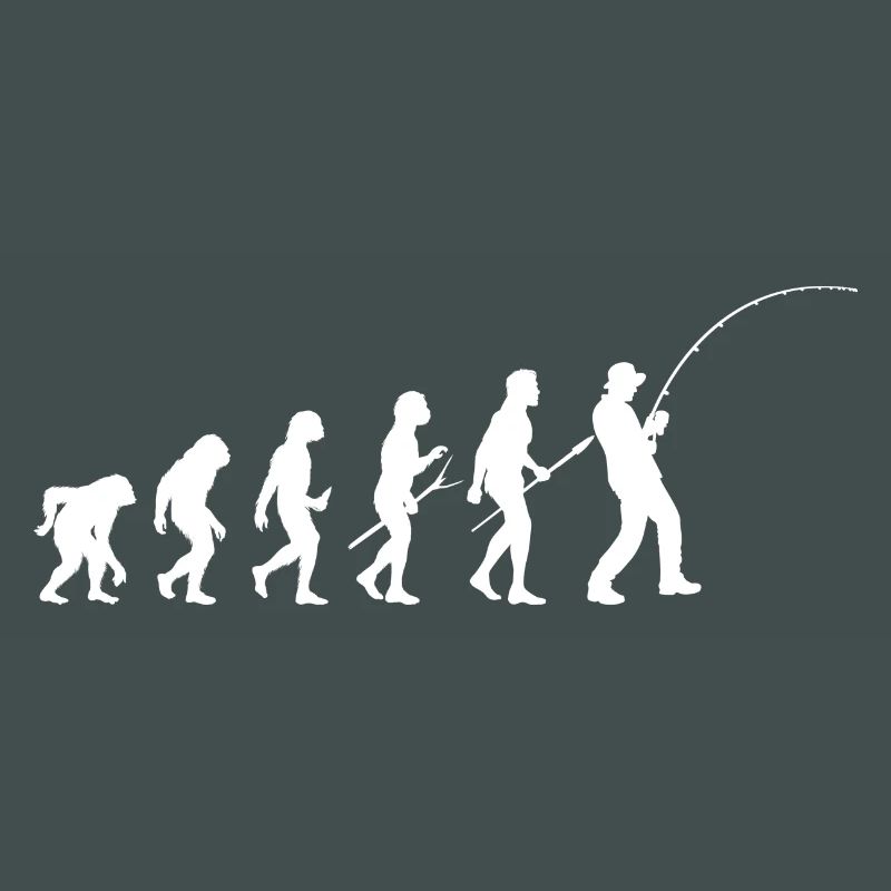 Silhouette du pêcheur Evolution