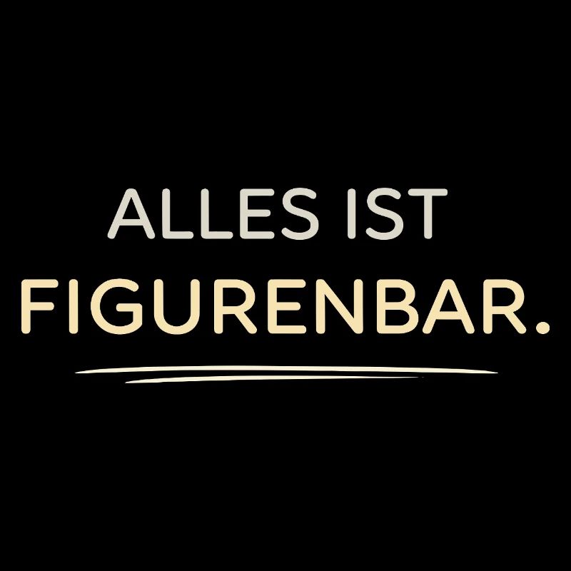 Tout est de l’art typographique de bar de figurines