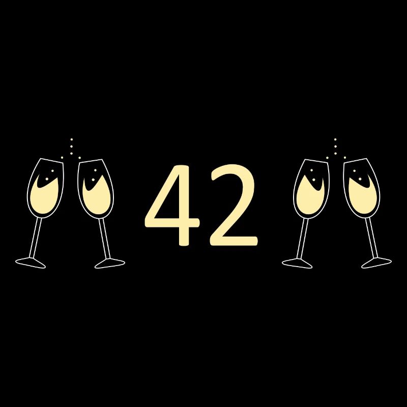 42e anniversaire 42 ans 42 ans numéro 42