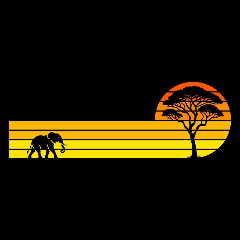 Coucher de soleil africain