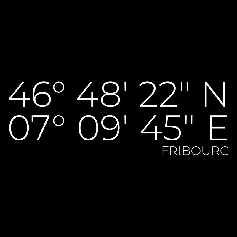 Coordinates Fribourg