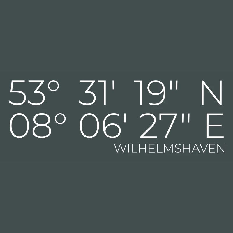 coordinates Wilhelmshaven