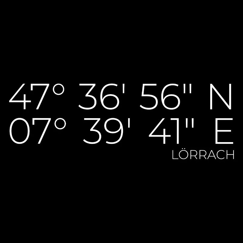 Coordinates Lörrach