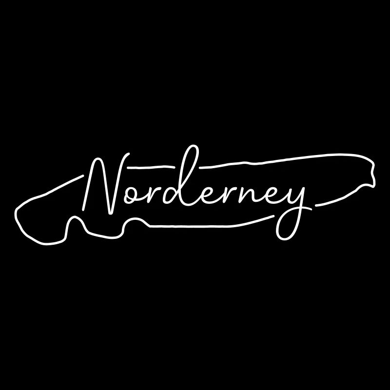 Norderney | Map line art minimalism